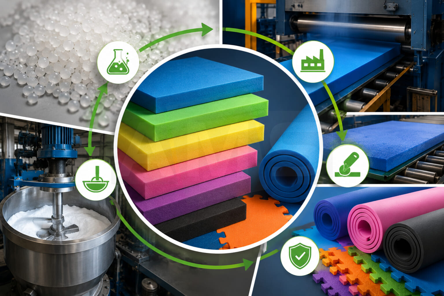 Como o E.V.A. é fabricado? Entenda o processo de produção 1