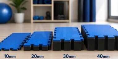 Qual a diferença entre tatame 10mm, 20mm, 30mm e 40mm?