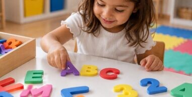 Como ensinar letras e números com brinquedos de E.V.A.?